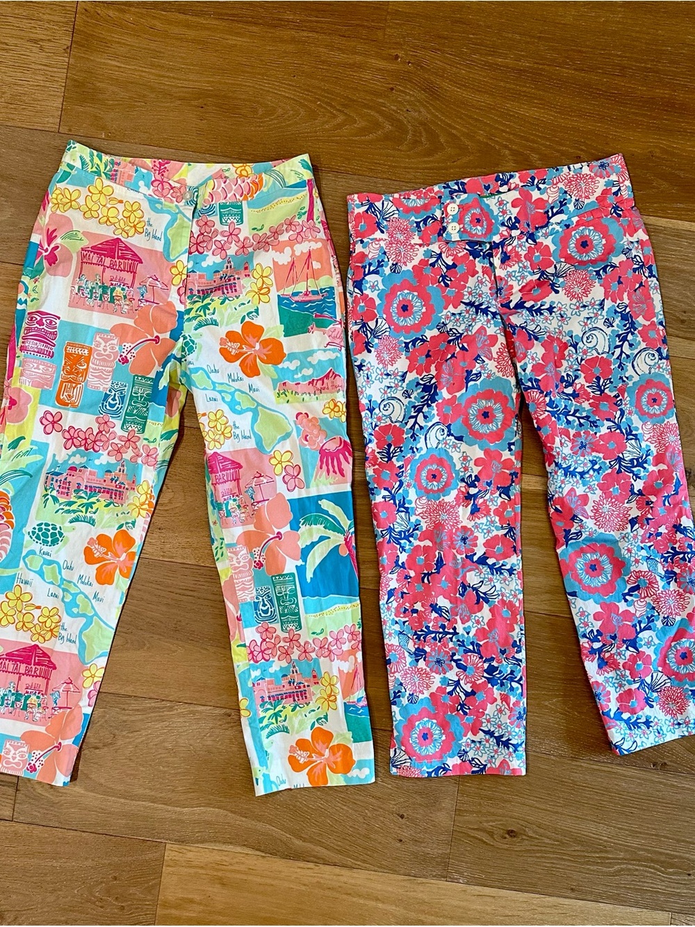 Lilly Pulitzer Colorful Tropical & Pink Floral Vintage - Picture 10 of 10